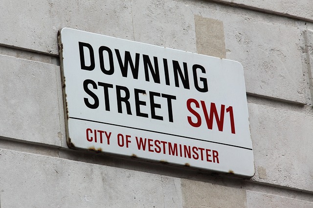 Downing Street sign