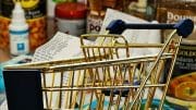 Food shopping trolley