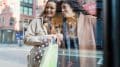 Two women window shopping