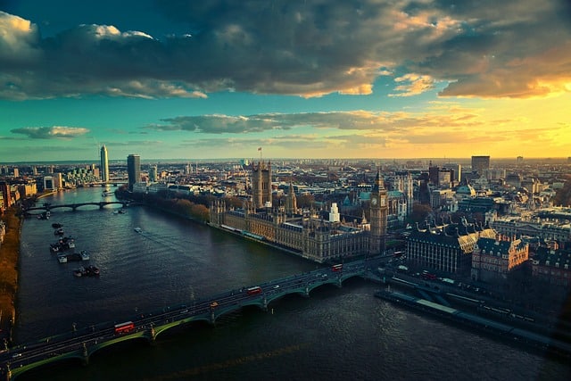 Ariel picture of London