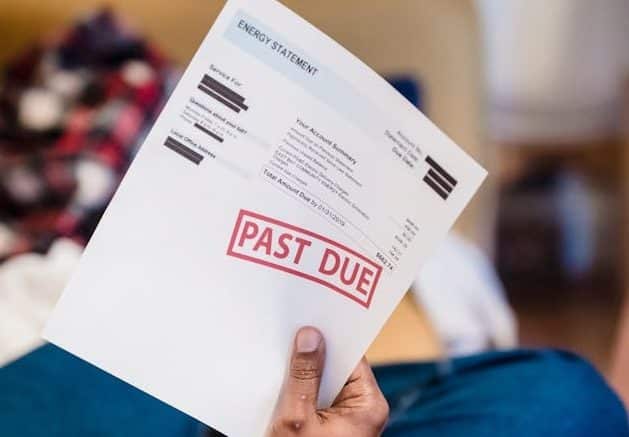 overdue bank statement