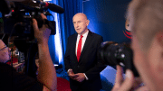 Chancellor giving an address